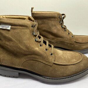 Ghiaia Suede Combat Hiking Boots Men’s